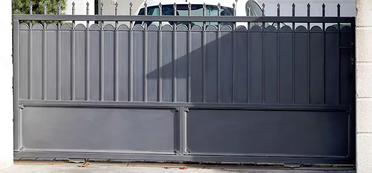Metal Driveway Gate Installation Boston
